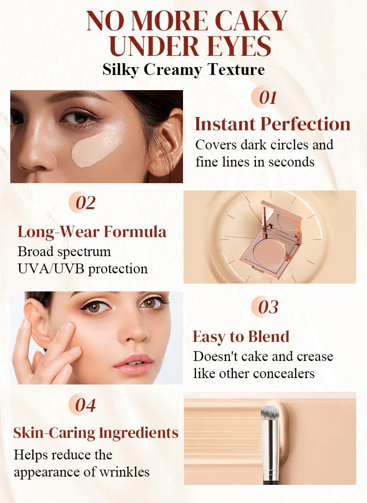 ๐ฅHot Selling -๐ Undereye Corrector Concealer-Free Brush