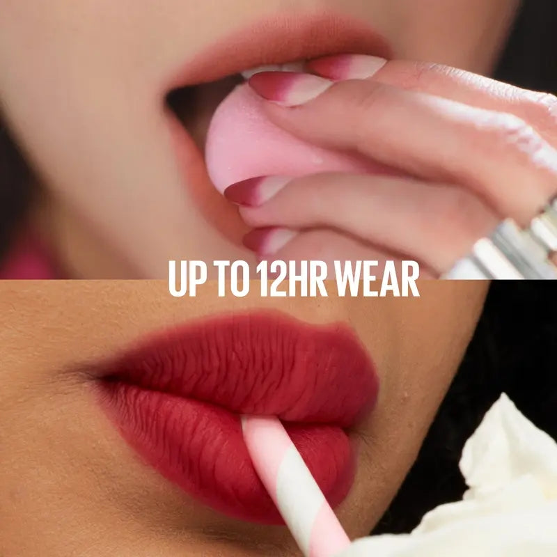 Super Stay Teddy Tint, 12HR Wear, Lightweight, Long Lasting and Smudge Proof Soft Matte Lipstick