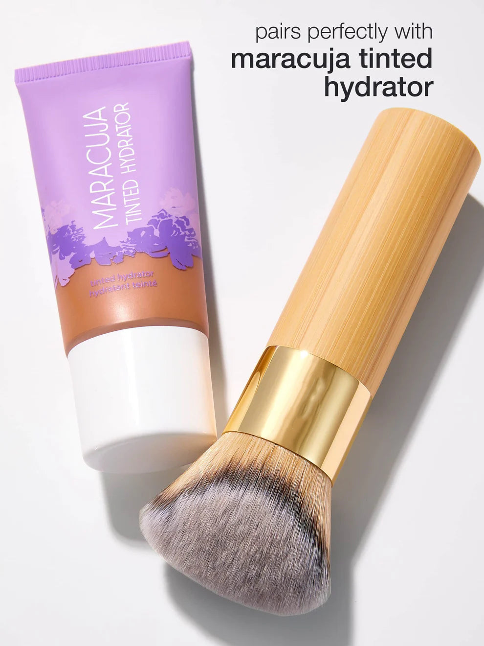 maracuja tinted moisturizer & angled complexion brush duo