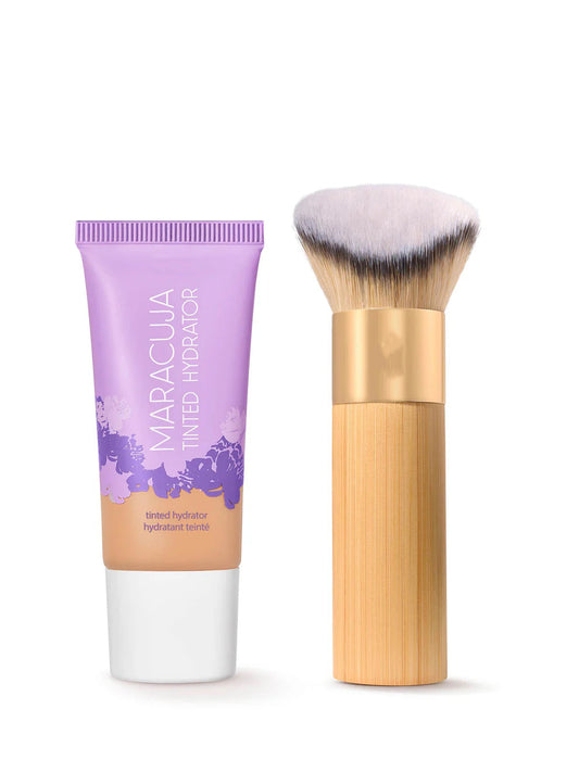 maracuja tinted moisturizer & angled complexion brush duo