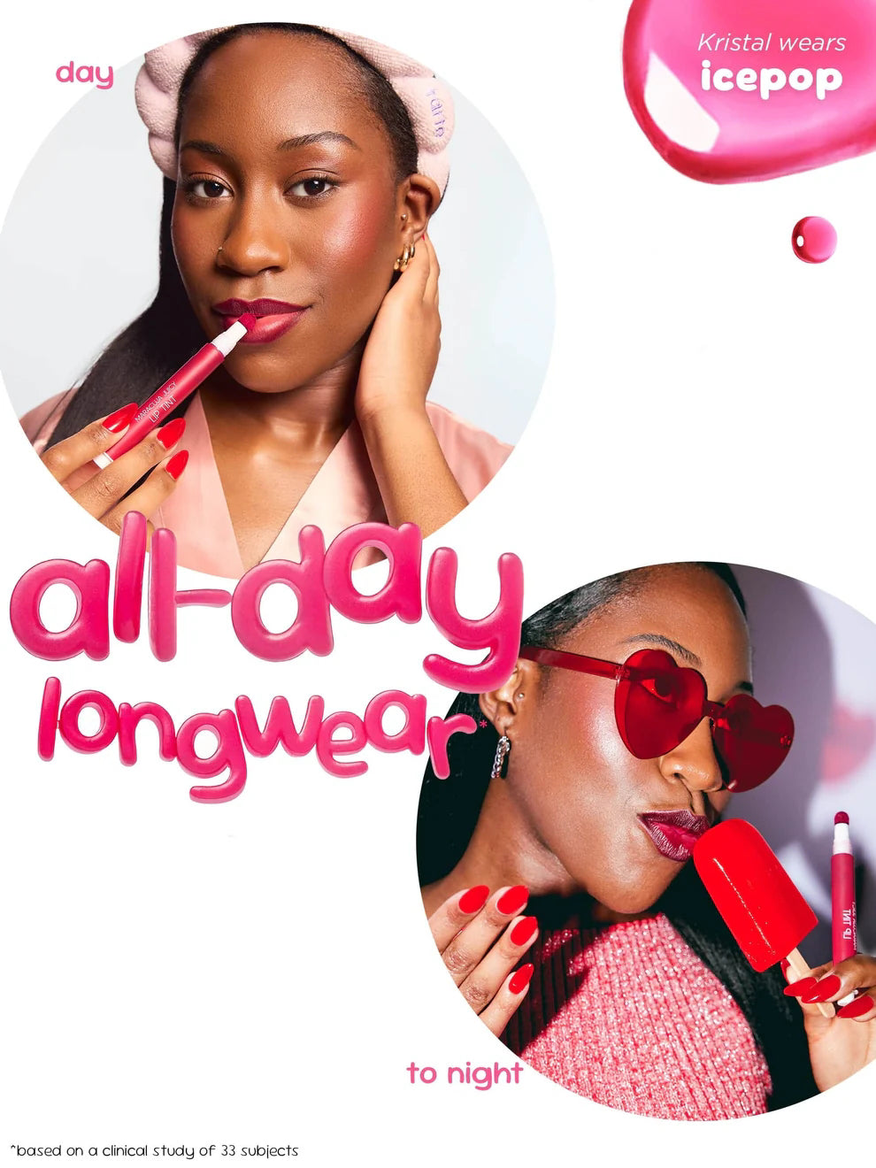Dunkin' maracuja juicy lip tint stain + free charm duo