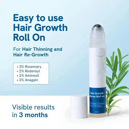 Last 3 hours 60% off⏰Hair Growth Roll-On Serum – See hair growth in 4 weeks