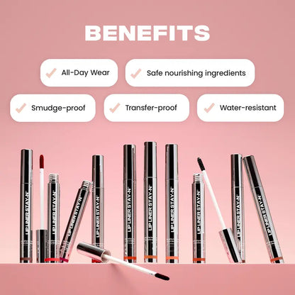 Lip Liner Stain - All Day & Night Lipliner with Hyaluronic Acid & Vitamin E - Long Lasting Formula - 0.12 fl oz / 3.5 ml