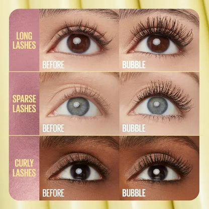 Colossal Bubble Mascara, get Buildable Volume and Length for Bold, Separated Lashes, for 24HR
